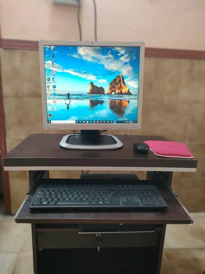 HP i3 2nd Gen PC 4GB RAM 128GB Samsung SSD + Monitor__ Ful desktop set