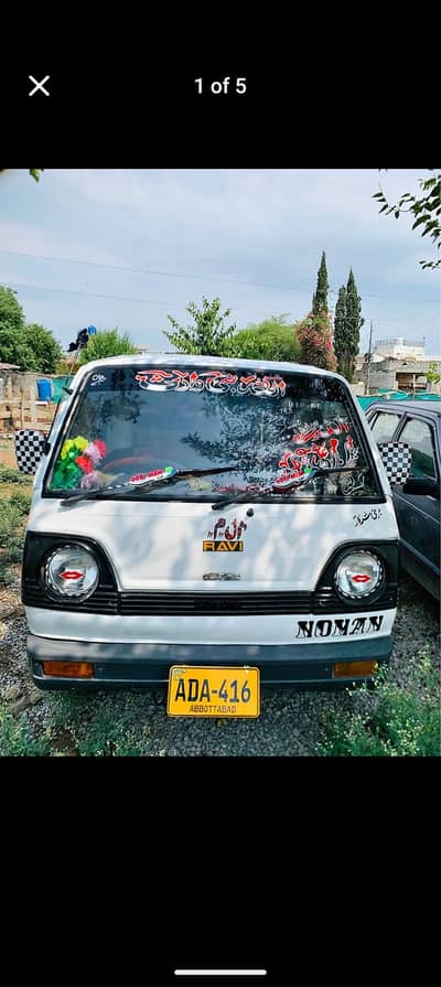 Suzuki pickup 86 model white colour full tyar gari ha