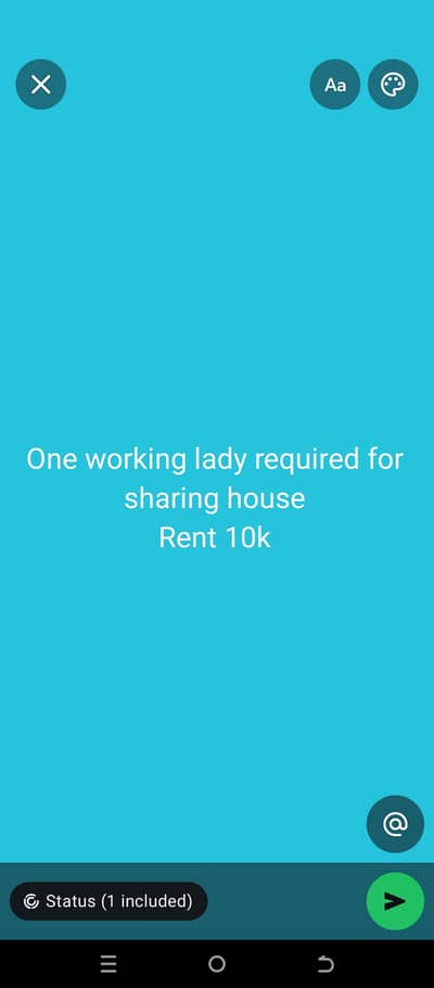 house sharing women required