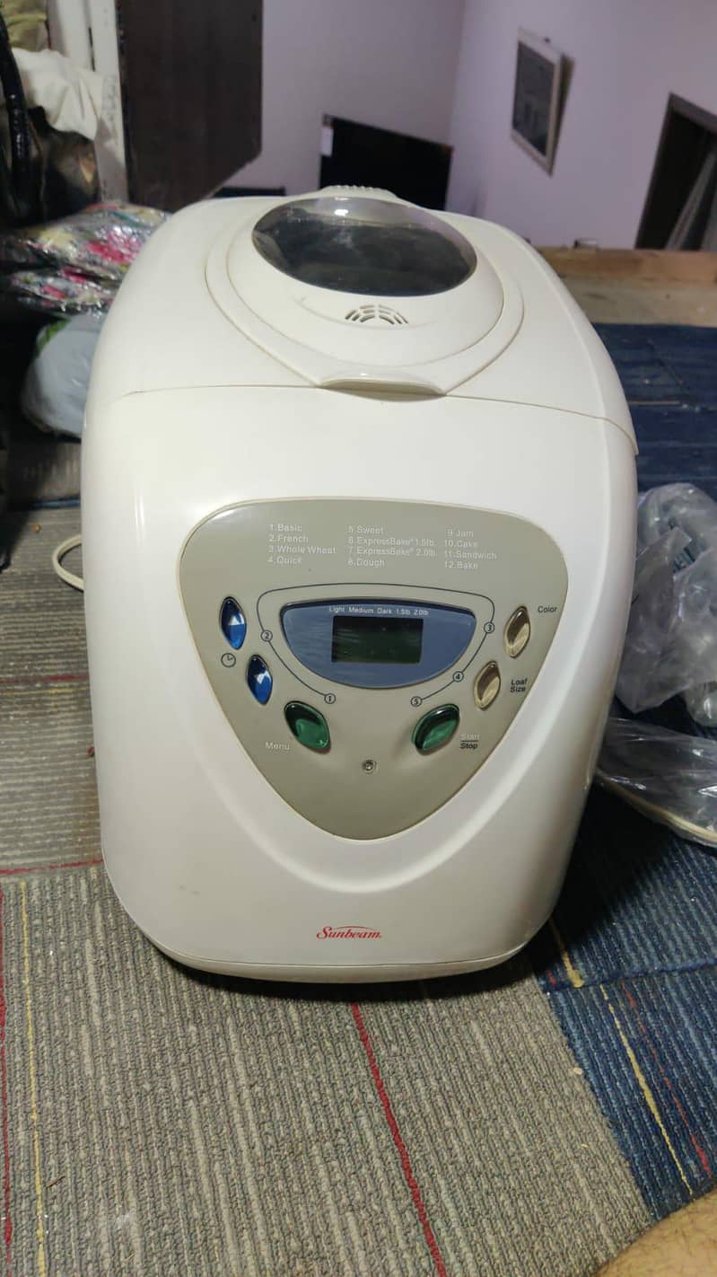 sunbeam bread maker machine 0
