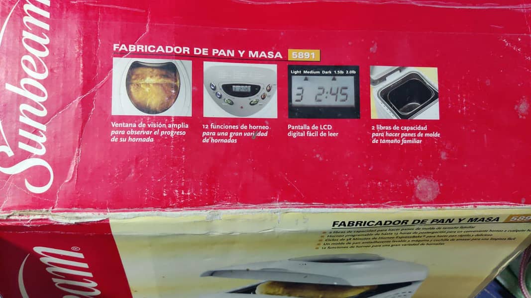 sunbeam bread maker machine 3