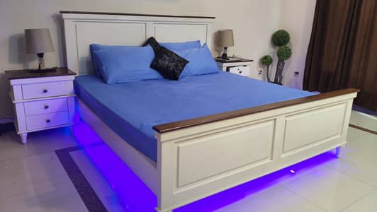 Complete Luxury Wooden Bedroom Furniture Set in Excellent Condition