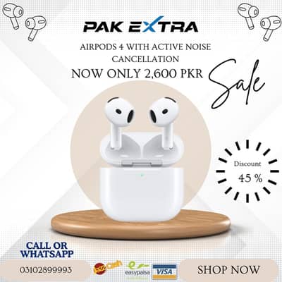 Airpods 4 with Active Noise Cancellation