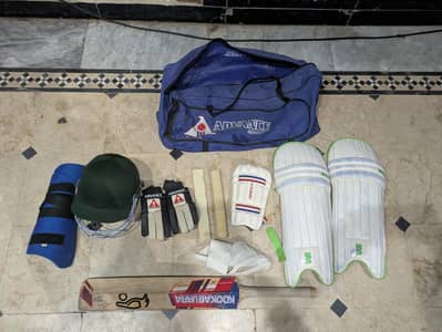 Hard ball complete with bat all used kit at so low price