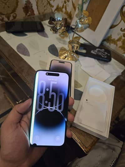 Apple iPhone 14 Pro jv 128gb with box Read Ad