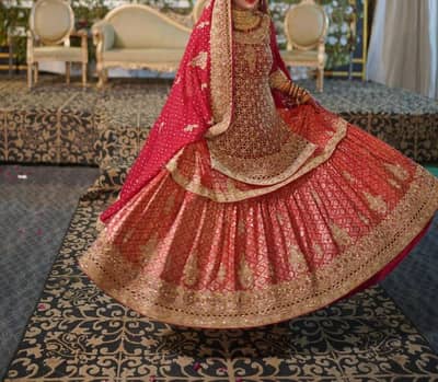 Bridal Lehenga Choli -/_Baraat Dress _Only 1 time used