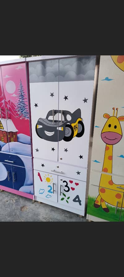 kids cupbaord 2 Door Customized Prints Available