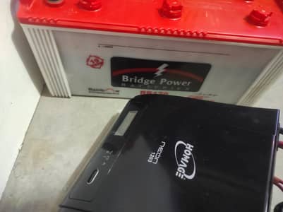 Homage ups 1200w inverter + battery bridge power working condition