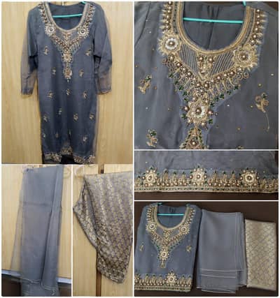 Used Fancy 3 Piece Dress – Excellent Condition | Ready to Wear