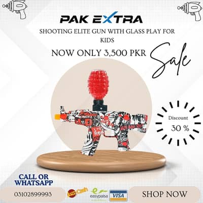 Shooting Elite Gun with Glass Play for Kids with 1 Shooting Toy Gun