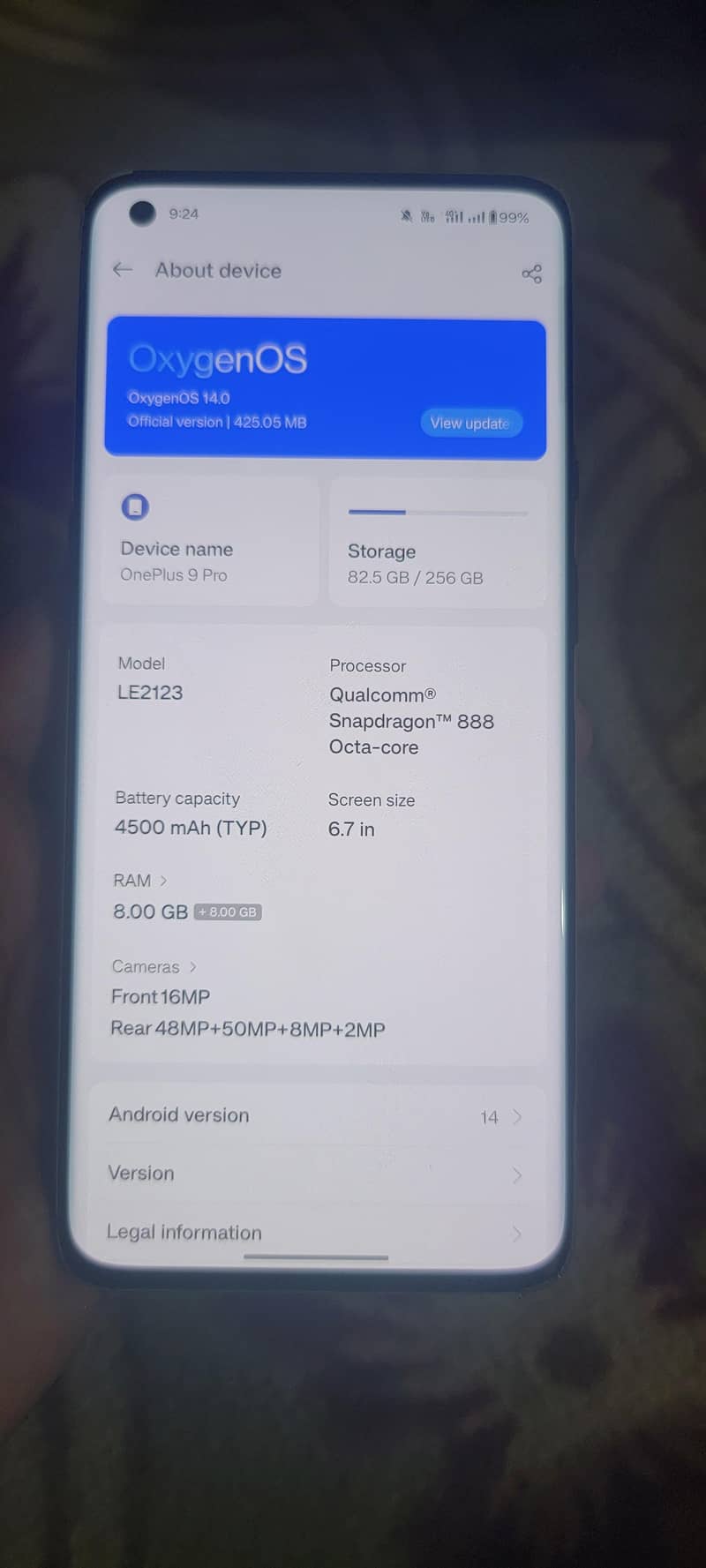 One Plus 9 Pro 5