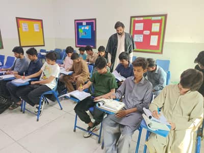 Assistant female teacher