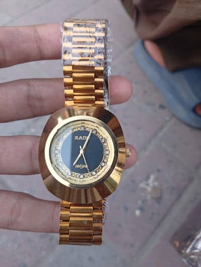 Rado Style Gold Watch | Brand New | Stylish Gold Chain Watch  Category