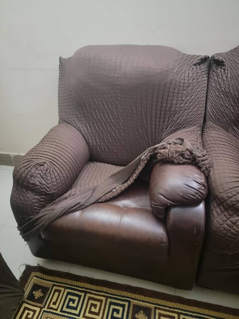Leather Couch Set 3