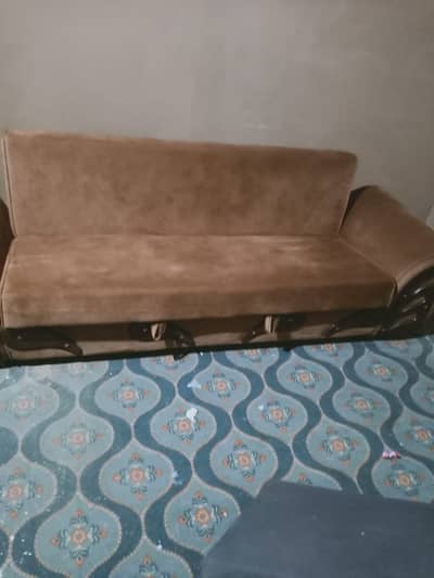3 Seater Sofa Cum Bed – New Condition | Comfortable & Space Saving