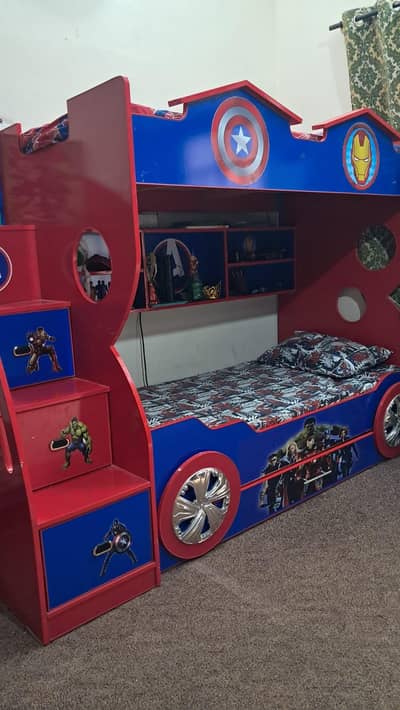 Avengers Theme Kids Bed