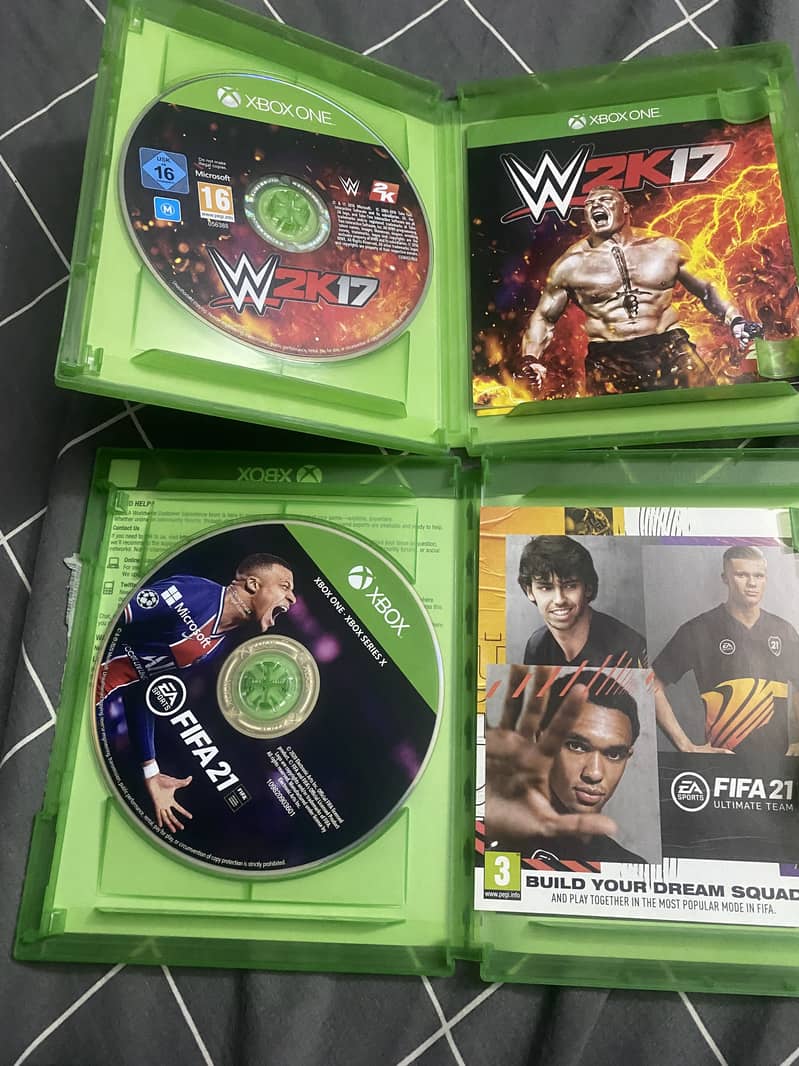 Xbox controller and cds 7