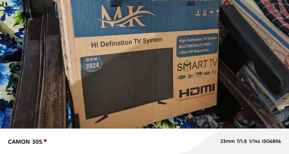 24 LCD tv new sirf 1month use new dabba remote stand 03024050979