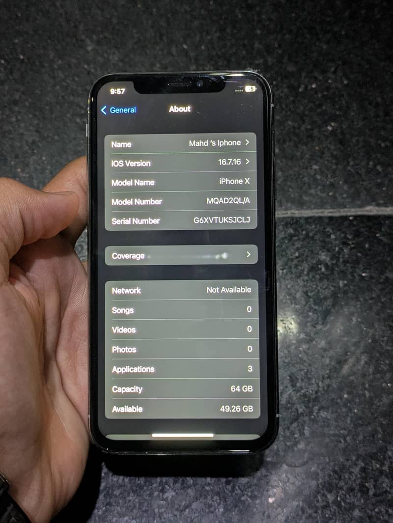 Apple iPhone X 5