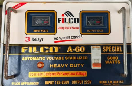 Stabilizer (6000 Watt)