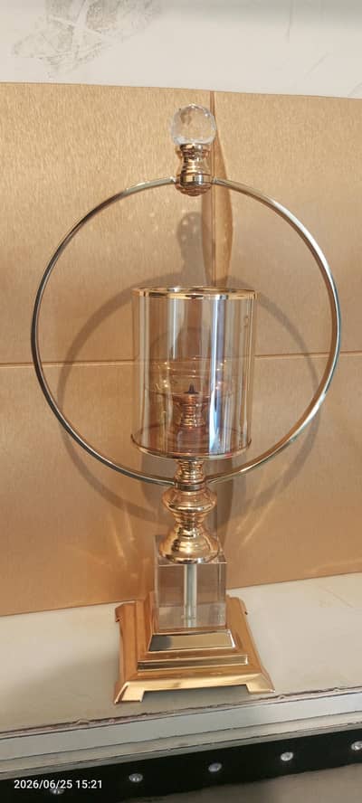 Luxury golden glass