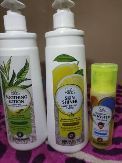 SOOTHING LOTION, SKIN SHINER, WHITENING BOOSTER