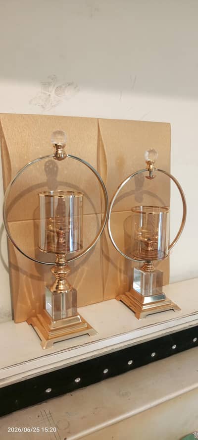 Luxury golden glass