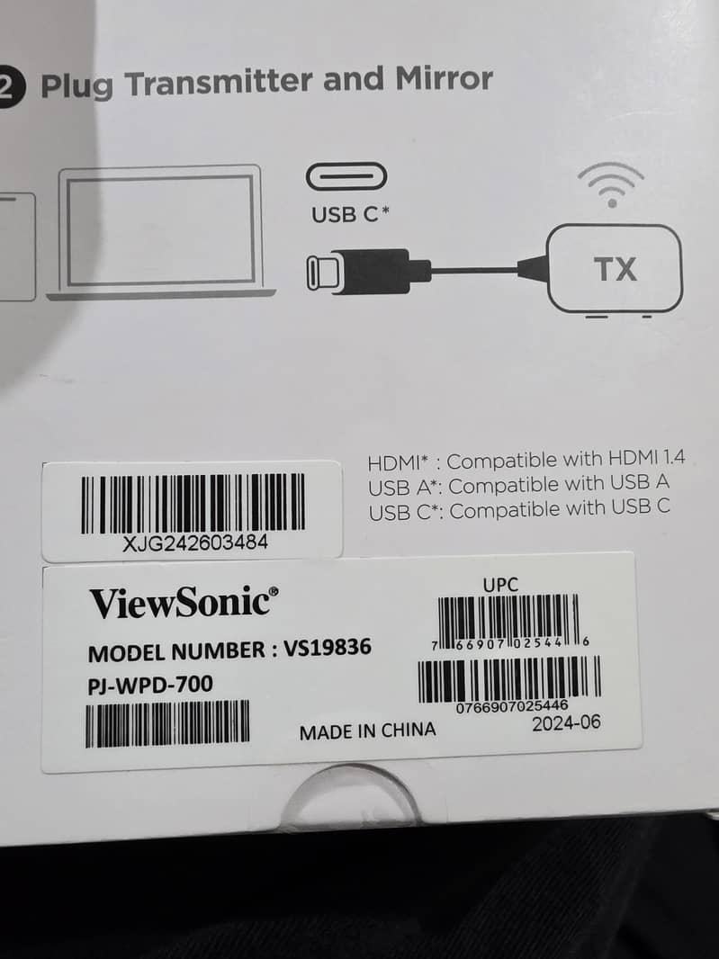 ViewSonic  Wireless Screen Casting kit WPD700 & WPD 900 3