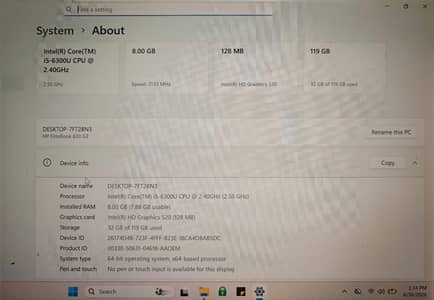 HP EliteBook 820 G3 - Core i5 6th Gen | 8GB RAM | Business Laptop