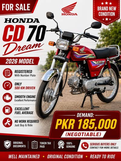 Honda cd 70 Dream for sale 2026