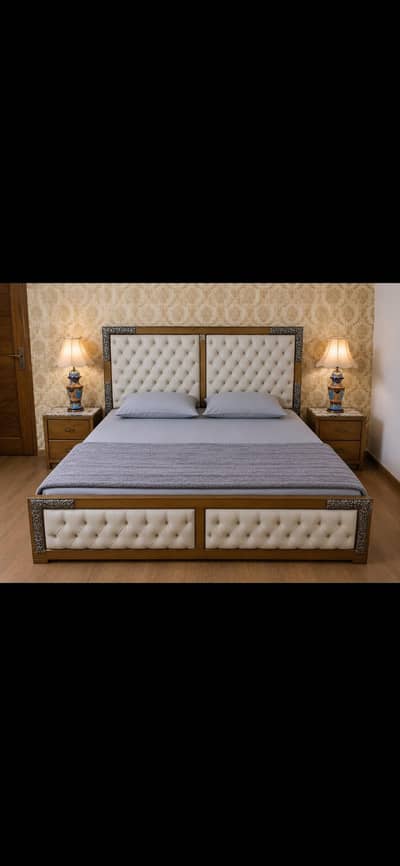 Chinioti wooden bed set for sale