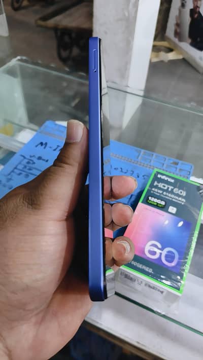 Infinix Hot 60i 6/128 6 Month Warranty Complete Box original charger