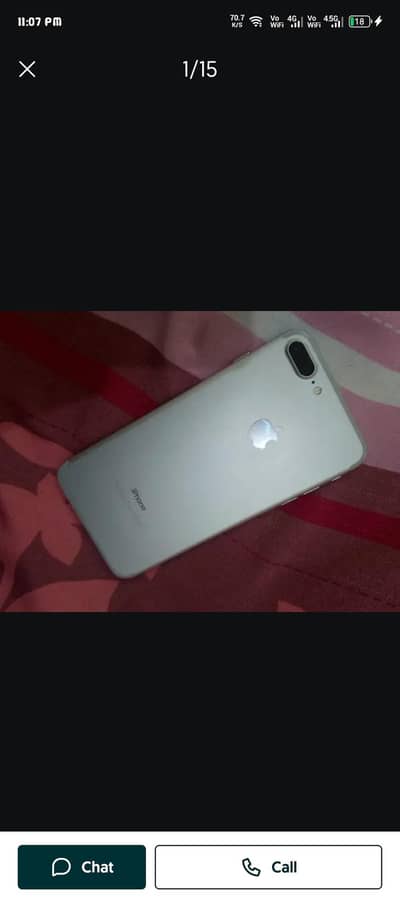 Apple iPhone 7 Plus pta approved 128 gb lush condtion