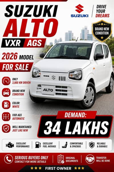 Suzuki Alto VXR AGS 2026