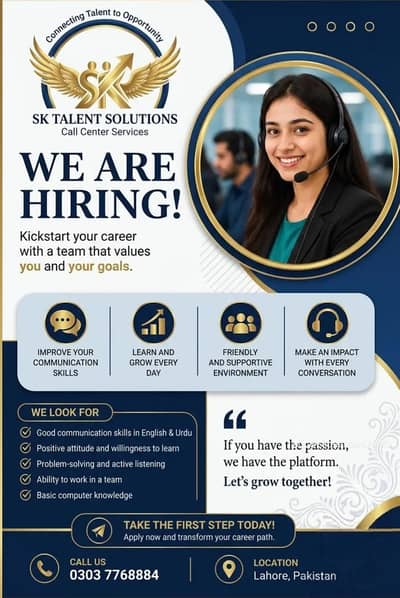 We are Hiring FRESH STUDENTS for CSR Apply Now