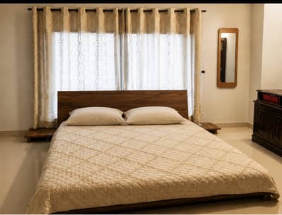 slightly used bed set for sale