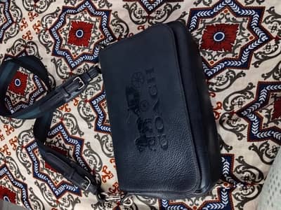 original coach bag/ leather bag/Crossbody/Black Bag/