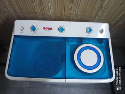 Royal Twin Tub Semi-Automatic Washing Machine (Model:RWM-8012T)