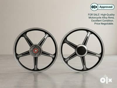 5-Spoke Star Design Alloy Rims for 70cc Motorcycle