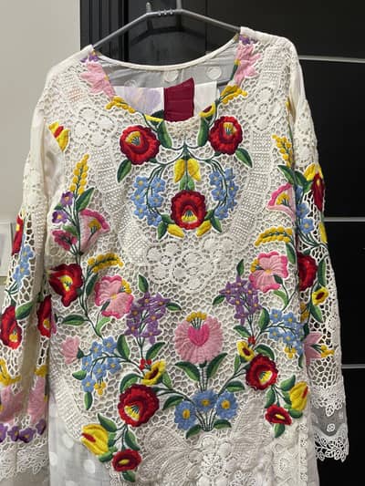 Womens suit stitched