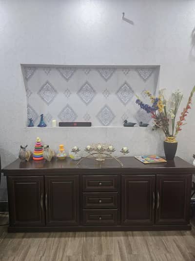 Sideboard with mirror-Mirror with table-Console table-Buffet-Sideboard