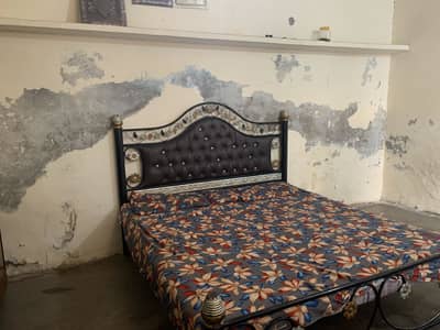 iron Double bed with metress 031153_91419