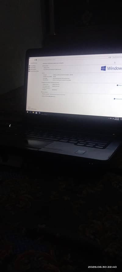 Dell laptop i5 4gen with 8gb ram 500gb no battery works with charger