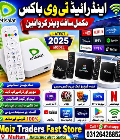 Huawei Faiber WiFi Router Android Tv All series available