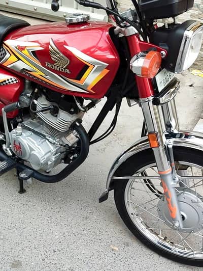 Honda CG 125 2025 Red LusSsh Febulus Gift For Honda Lovers!