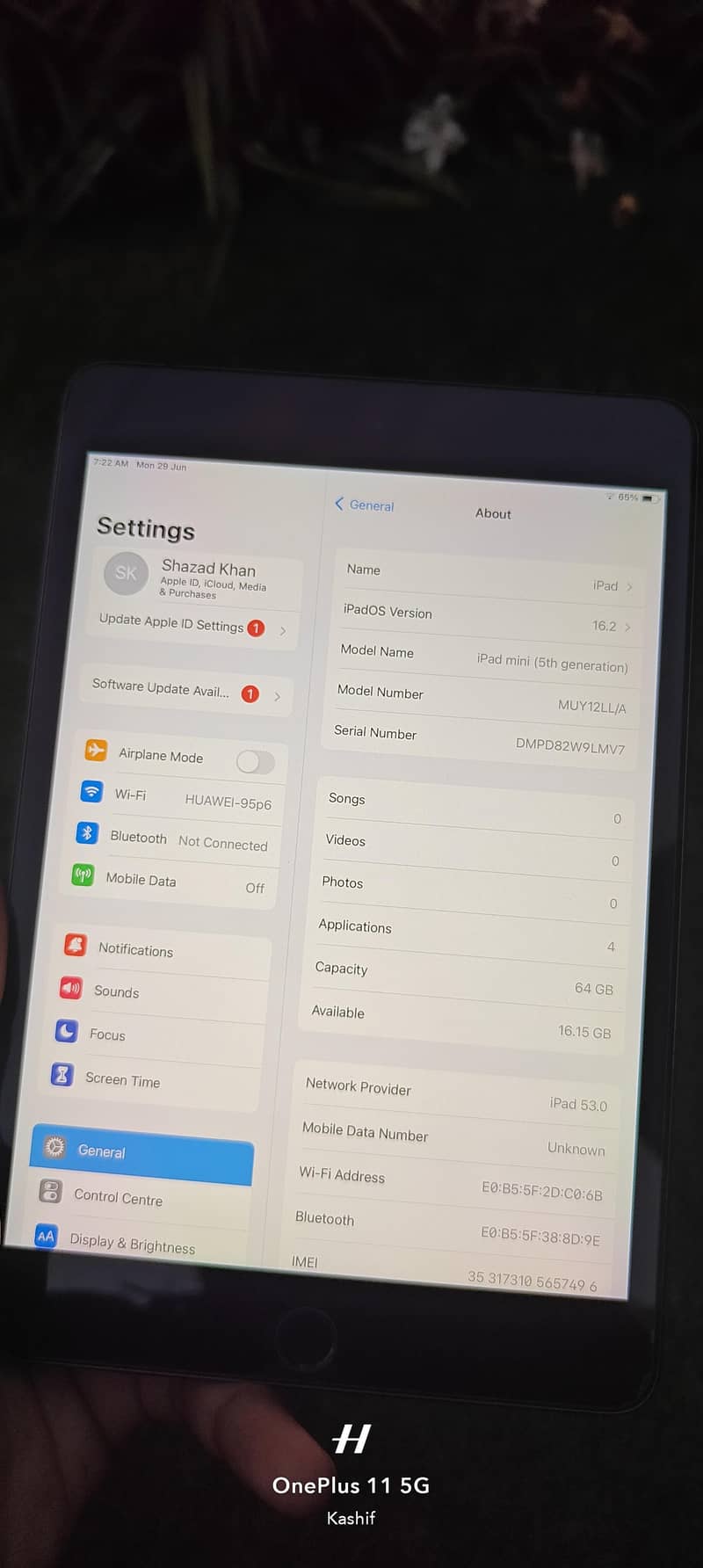 iPad mini 5 Wi-Fi plus Cellular 5
