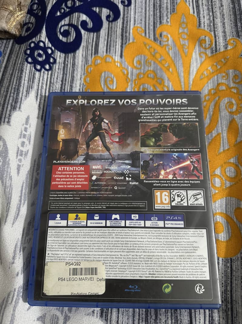 Avengers ps4 cd 2