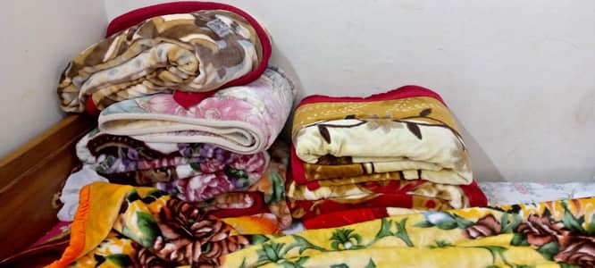 BLANKET double bed double ply used imported