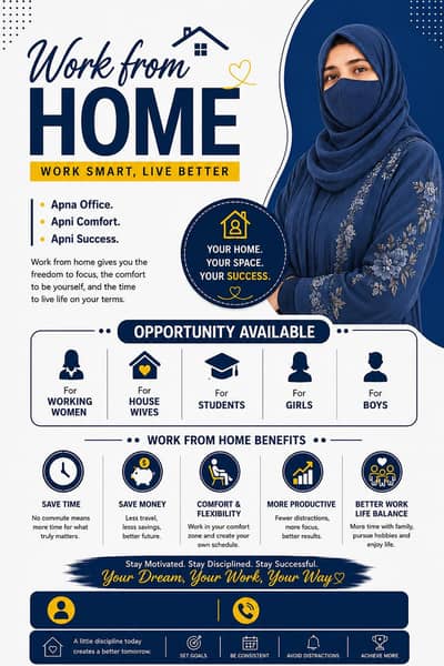 males and females staff required | urgent hiring |  work from home