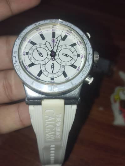 Calgary Monterosso Limited Edition Watch - White.